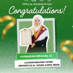 featured image of Prestasi Alumni – Kasmarani Ibrahim, Lc. Lulusan Sarjana Tafsir Universitas Al-Azhar, Kairo, Mesin